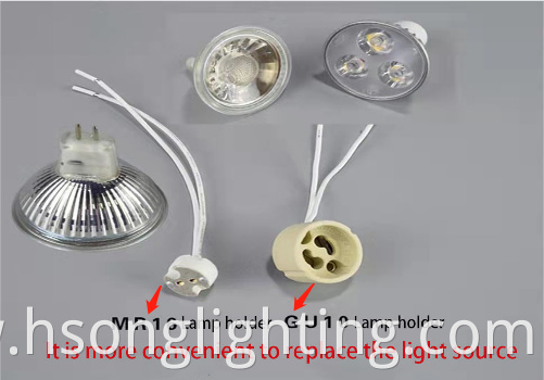 Medium and low style round fixed recessed ceiling frame apply to Gu5.3 Gu10 Mr16 Led ceiling Spotlight